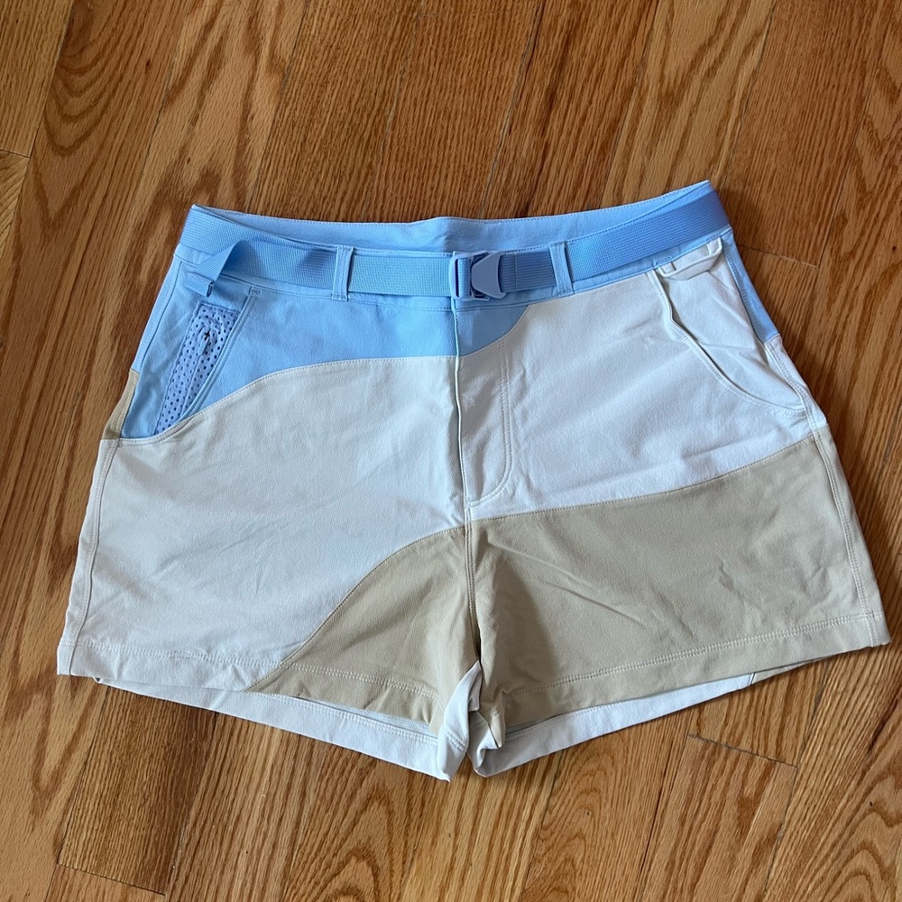 Outdoor Voices RecTrek Tricolor Shorts - size M